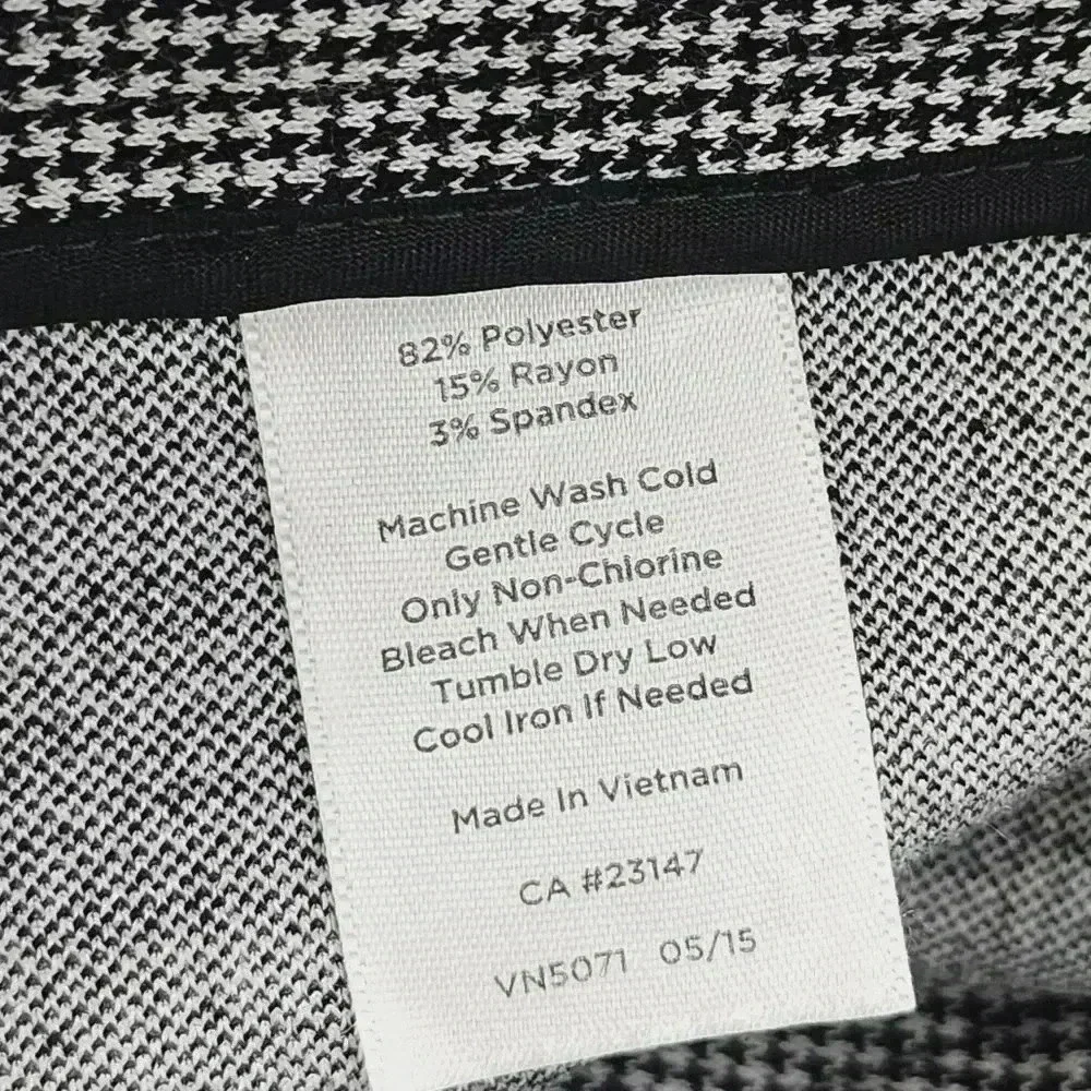 💥   cut Patterned Women's Dress Pants Size 8 8788